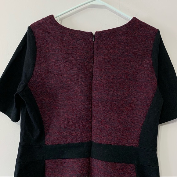 Ricki’s Maroon Black Contour Dress Size 12 - Picture 5 of 7